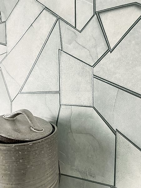 Newroom Vliestapete, Grau Tapete Modern Stein günstig online kaufen