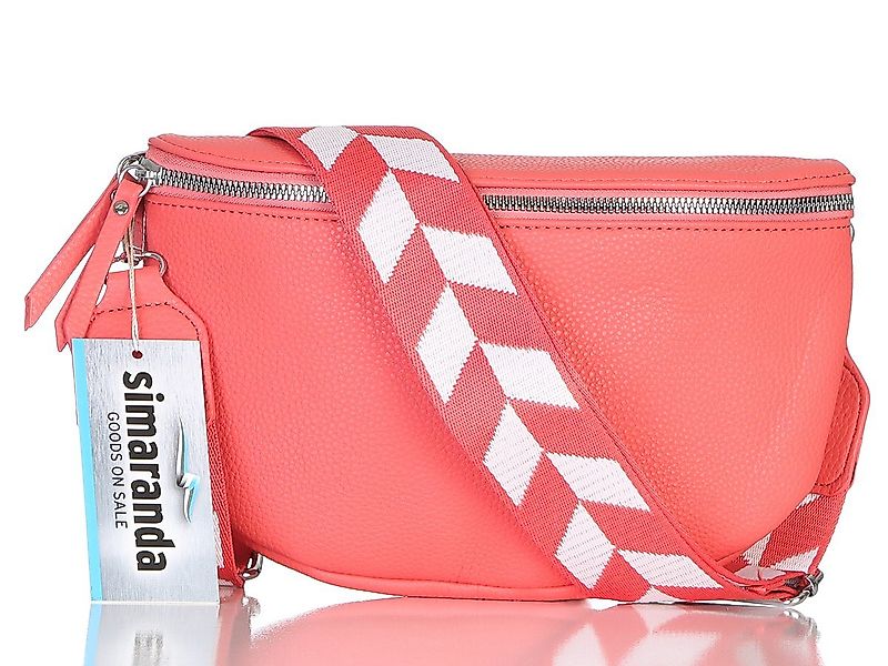 simaranda Handtasche Gürteltasche Damen 25 Lachs Klein 23 x 14 x 7 cm günstig online kaufen