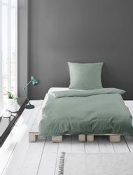 BIERBAUM Bettwäsche "Biber Uni" 3 Stk. tlg. Schlichtes Unidesign: Zeitlos u günstig online kaufen