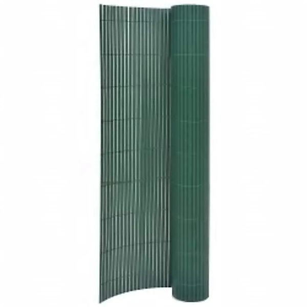 vidaXL Gartenzaun Doppelseitig 110x300 cm Grün 317152 günstig online kaufen