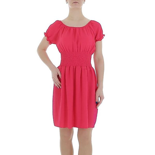 Ital-Design Sommerkleid Damen Freizeit (86164465) Kreppoptik/gesmokt günstig online kaufen