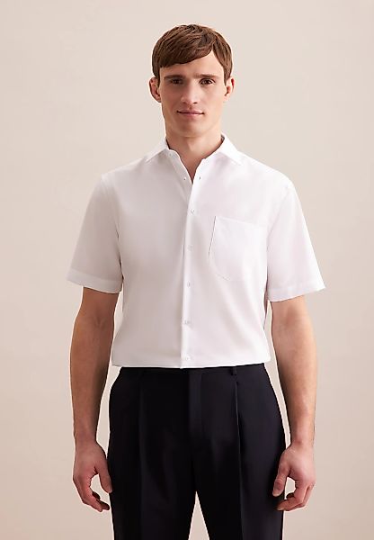 seidensticker Businesshemd "Regular" Regular 1/2 Kentkragen Uni günstig online kaufen