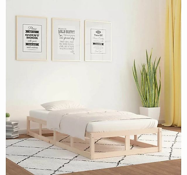 furnicato Bett Massivholzbett 100x200 cm günstig online kaufen