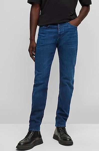 BOSS ORANGE Regular-fit-Jeans "Taber BC P", mit Leder-Badge günstig online kaufen