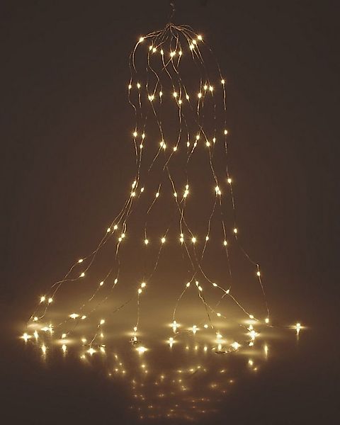 Spetebo LED-Lichterkette Micro LED Draht Lichterkette - warm weiß / 80 LED, günstig online kaufen