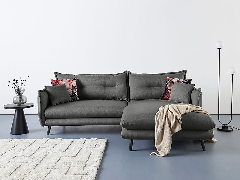 INOSIGN Ecksofa Lazio modernes Design, bequem, günstig online kaufen