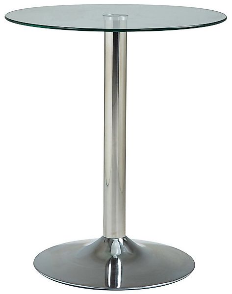 CLP Beistelltisch Glastisch (1er), Durchmesser 60 cm, mit Metallgestell günstig online kaufen