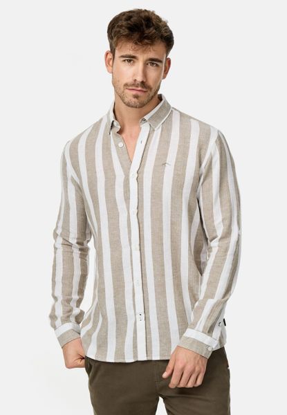 Indicode Langarmhemd Brayden mit Button-Down-Kragen günstig online kaufen