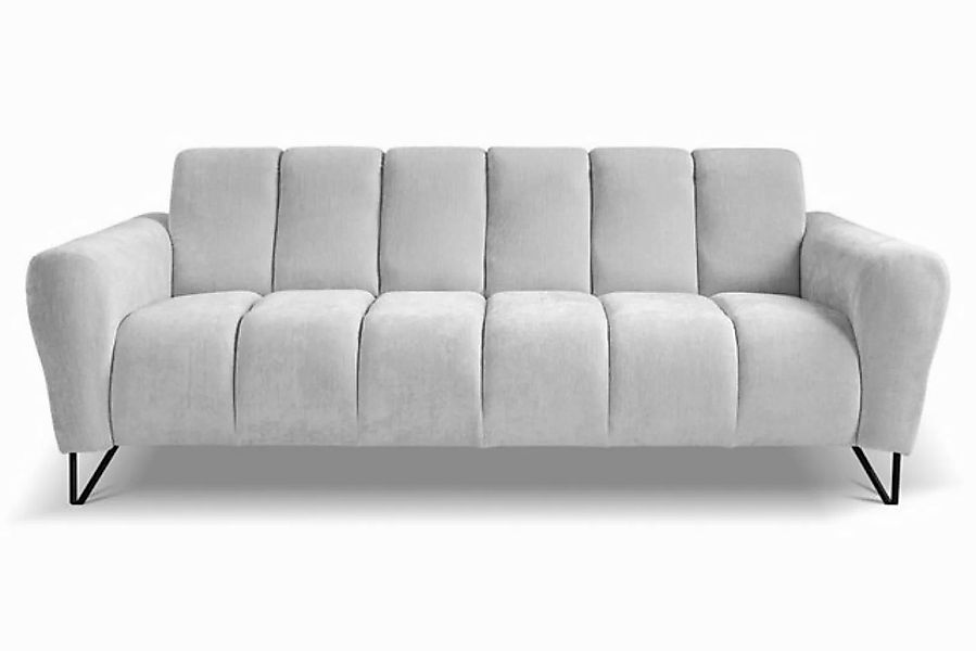 Beautysofa Sofa VOLARE, 3-Sitzer, viele Farbvarianten, ohne Schlaffunktion günstig online kaufen