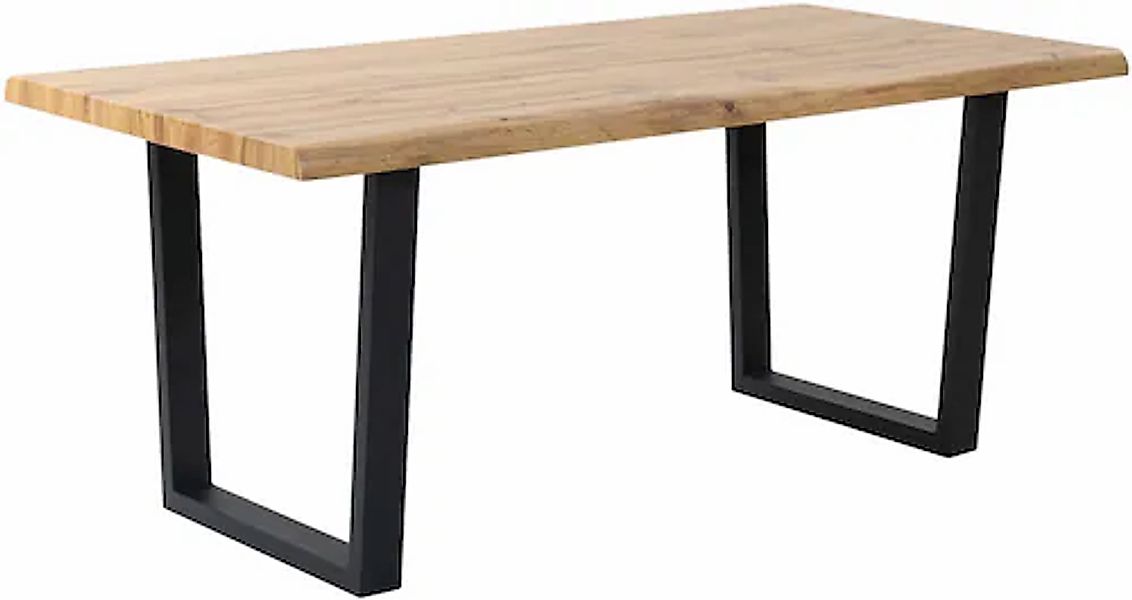 Duo Collection Baumkantentisch »Tisch Thea« Massives Kufengestell aus Metal günstig online kaufen