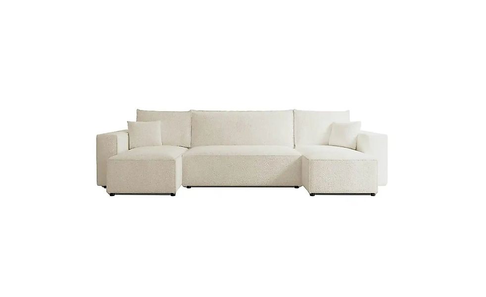 Wohnlandschaft mit Schlaffunktion Scarlo ¦ creme ¦ Maße (cm): B: 312 H: 83 günstig online kaufen
