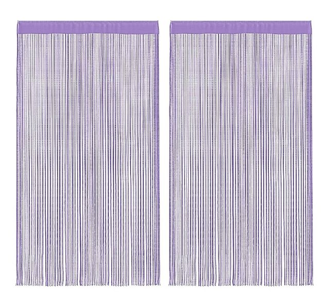 vidaXL Vorhang Fadenvorhänge 2 Stk. Lila 100x250 cm (2 St) günstig online kaufen