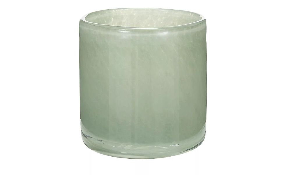 Teelichtglas ¦ grün ¦ Glas  ¦ Maße (cm): H: 8,5  Ø: 8.3 Accessoires > Kerze günstig online kaufen