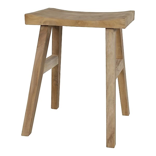 habeig Sitzhocker Gartenhocker Teak-Holz 30x40x50 cm günstig online kaufen