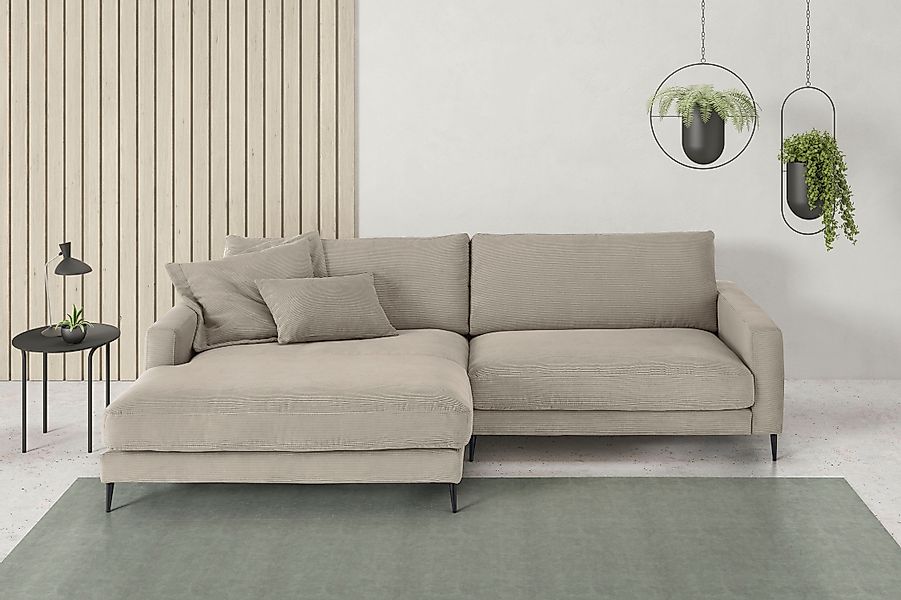 INOSIGN Ecksofa Downtown, B/T/H: 272/190/84 cm günstig online kaufen
