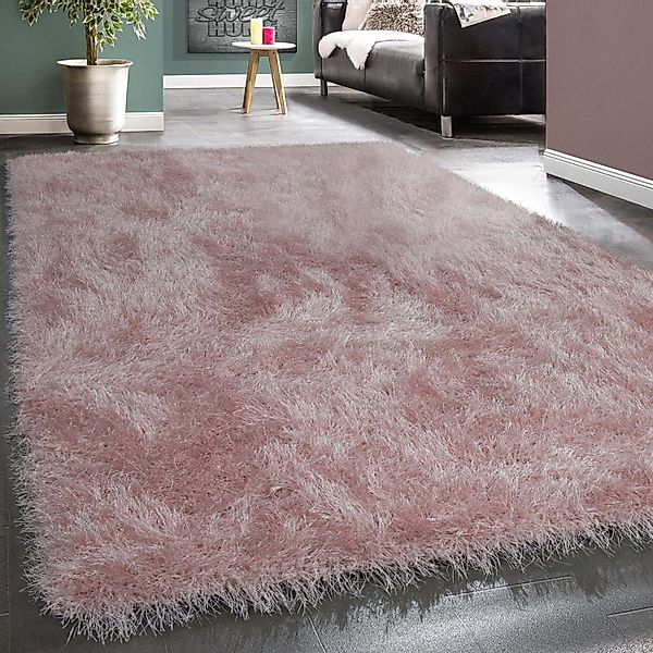 Paco Home Hochflor-Teppich Glamour 300, rechteckig, günstig online kaufen