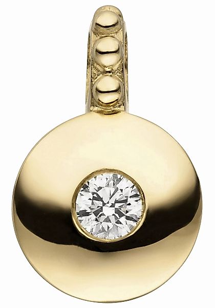 JOBO Kettenanhänger "Anhänger mit Diamant 0,12 ct.", 585 Gold günstig online kaufen