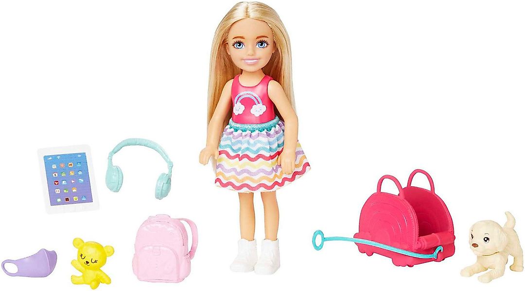 Barbie Anziehpuppe Dreamhouse Adventures, Chelsea Reiseset, günstig online kaufen