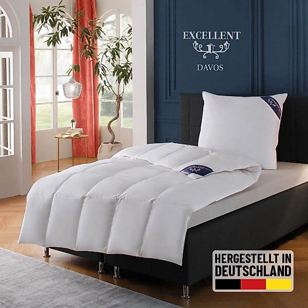 Excellent Gänsedaunenbettdecke "Davos, Bettdecken für Sommer und Winter, De günstig online kaufen