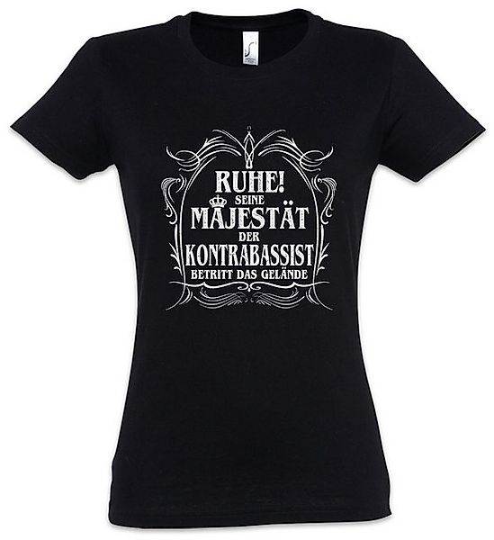 Urban Backwoods Print-Shirt Seine Majestät Der Kontrabassist Damen T-Shirt günstig online kaufen