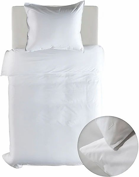 YELLOW Bettwäsche »Suite-Casablanca« 2 Stk. tlg. Uni, 100% Baumwolle ab 135 günstig online kaufen