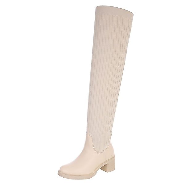 Ital-Design Damen Party & Clubwear Overkneestiefel günstig online kaufen