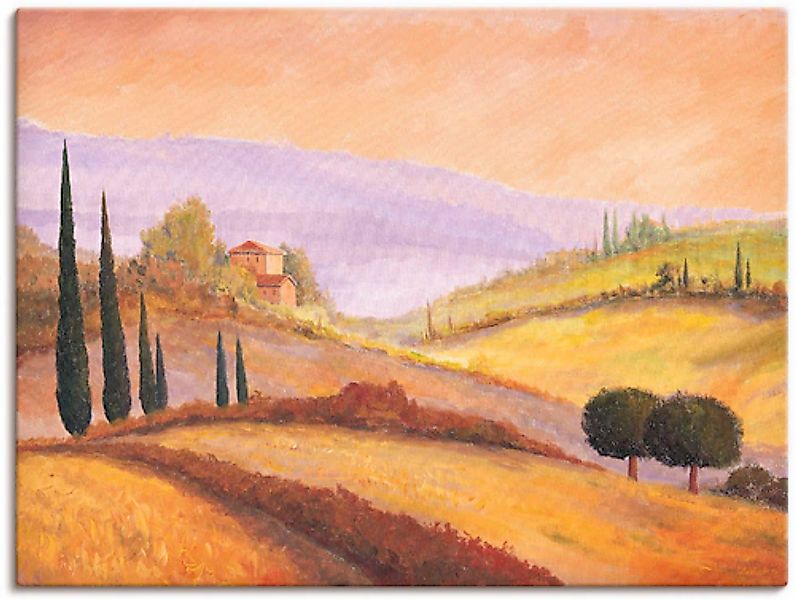 Artland Leinwandbild »Morgendämmerung« Europa 1 Stk. tlg. auf Holzrahmen ge günstig online kaufen