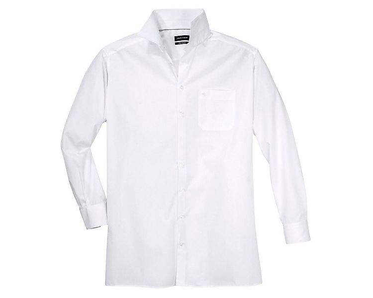 Jupiter Langarmhemd Jupiter Langarmhemd Übergröße weiß bügelleicht günstig online kaufen