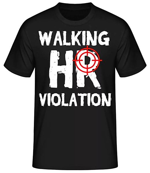 Office Walking HR Violation · Männer Basic T-Shirt günstig online kaufen