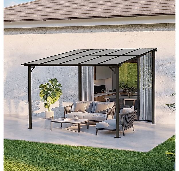 HOME DELUXE Terrassendach aus Aluminium ECO - Größenauswahl, BxT: 300x300 c günstig online kaufen