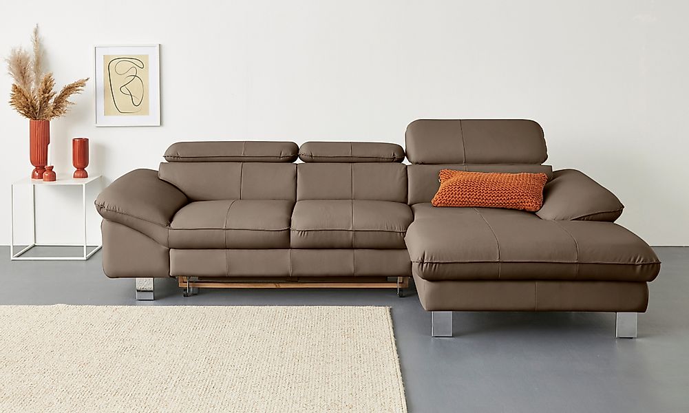 COTTA Ecksofa Driver L-Form, mit Kopfteilverstellung, günstig online kaufen