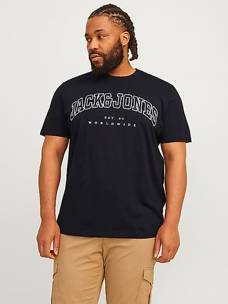 Jack & Jones PlusSize T-Shirt JJECALEB VARSITY TEE SS O-NECK NOOS PLS mit L günstig online kaufen
