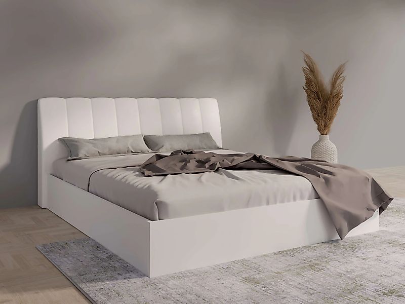 Home affaire Bett "MALISSA Bettgestell mit gepolstertem Kopfteil mit/ohne S günstig online kaufen