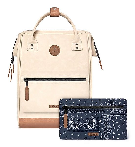 CABAIA Rucksack Vegan Nubuck Backpack (Set, 3-tlg) günstig online kaufen