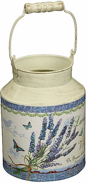 Ambiente Haus Dekovase "Lavendel - Milchkanne" günstig online kaufen