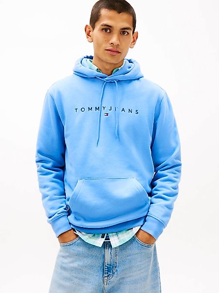 Tommy Jeans Hoodie "TJM REG LINEAR LOGO HOODIE EXT", mit Logo-Stickerei günstig online kaufen