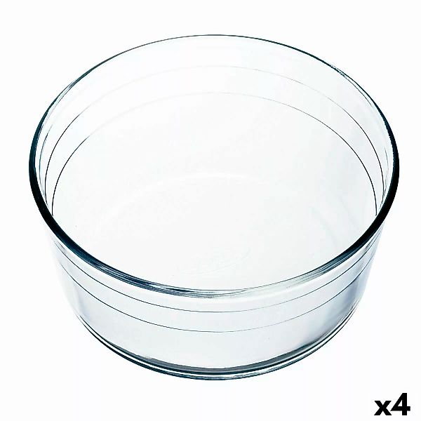 Backform Ô Cuisine Soufflé Durchsichtig 22 X 22 X 10 Cm Glas (4 Stück) günstig online kaufen
