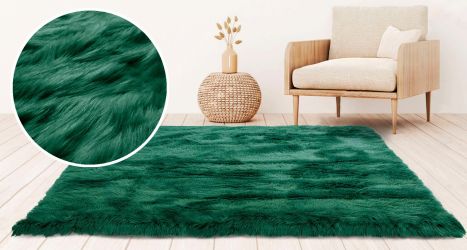 my home Hochflor-Teppich Valeria, Fellteppich, kuschelig, günstig online kaufen