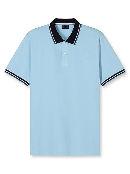OLYMP Poloshirt Casual farbliche Kontrast-Details günstig online kaufen
