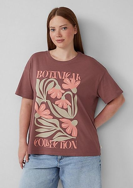 QS Kurzarmshirt T-Shirt T-Shirt mit Frontprint günstig online kaufen