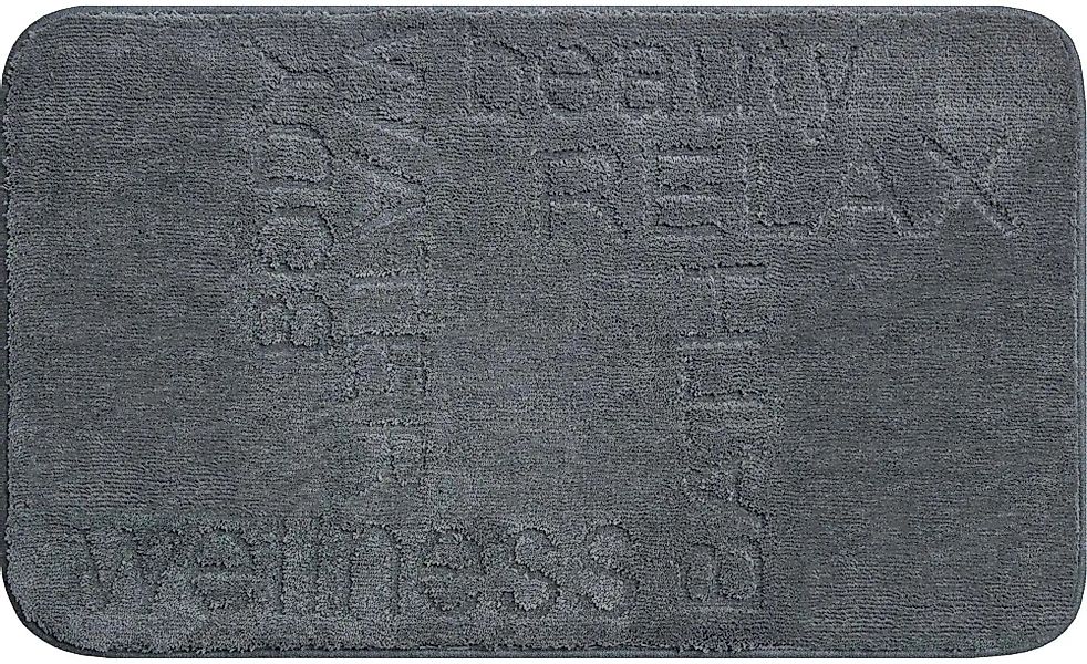 Grund Badematte   ¦ schwarz ¦ Synthetik ¦ Maße (cm): B: 60 H: 2 Badtextilie günstig online kaufen