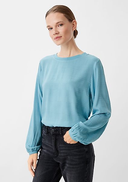 comma casual identity Langarmbluse Blusenshirt aus günstig online kaufen