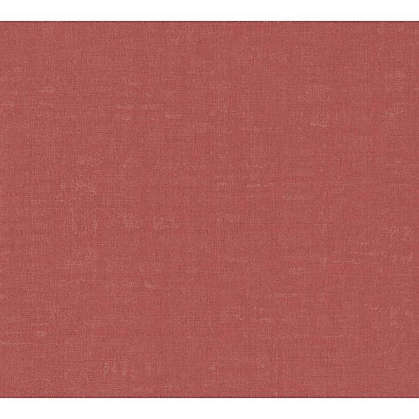 PROFHOME 387462-GU Uni Tapete Textiloptik Matt Rot lachs-Rot 0,53 m x 10,05 günstig online kaufen