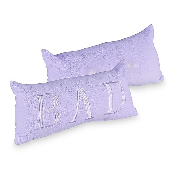 relaxdays Nackenkissen Badewanne BAD lila günstig online kaufen