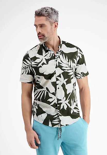 LERROS Kurzarmhemd "LERROS Halbarmhemd mit floralem Print" günstig online kaufen