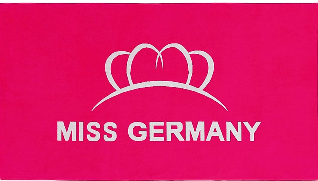 Miss Germany Strandtuch "Miss Germany" Velours, mit großem Logo-Motiv günstig online kaufen