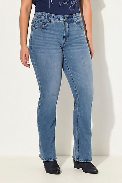 Ulla Popken Regular-fit-Jeans Bootcut-Jeans Marie weites Bein 5-Pocket-Schn günstig online kaufen