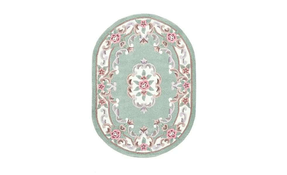 THEKO Teppich "Ming" oval 14 mm Höhe hochwertiges Acrylgarn, ideal im Wohnz günstig online kaufen