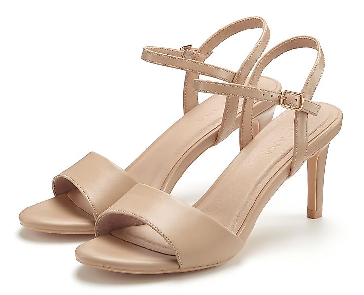 LASCANA Sommerschuh High-Heel-Sandalette Riemchensandalette, klassisch eleg günstig online kaufen