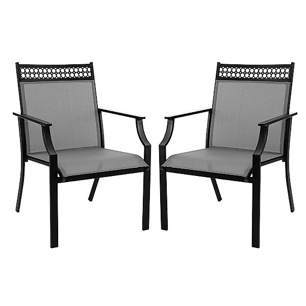 KOMFOTTEU Gartenstuhl (2er Set), Bistrostuhl aus günstig online kaufen